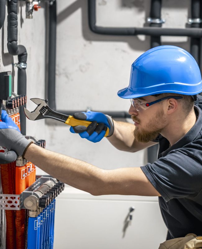 technician-checking-heating-system-boiler-room Boiler Installation Guide for UK Homes